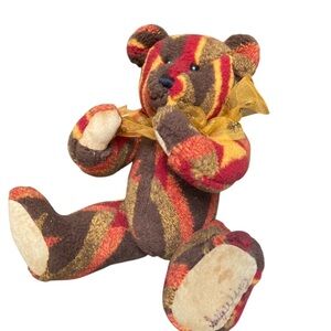 Vintage Winey Bears Artist Teddy Bear Signed Nick Handmade Jointed